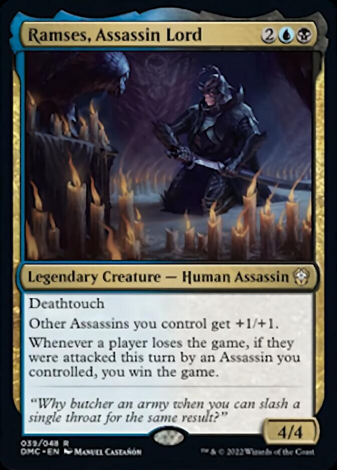 Ramses, Assassin Lord [Dominaria United Commander] | Exor Games Dartmouth