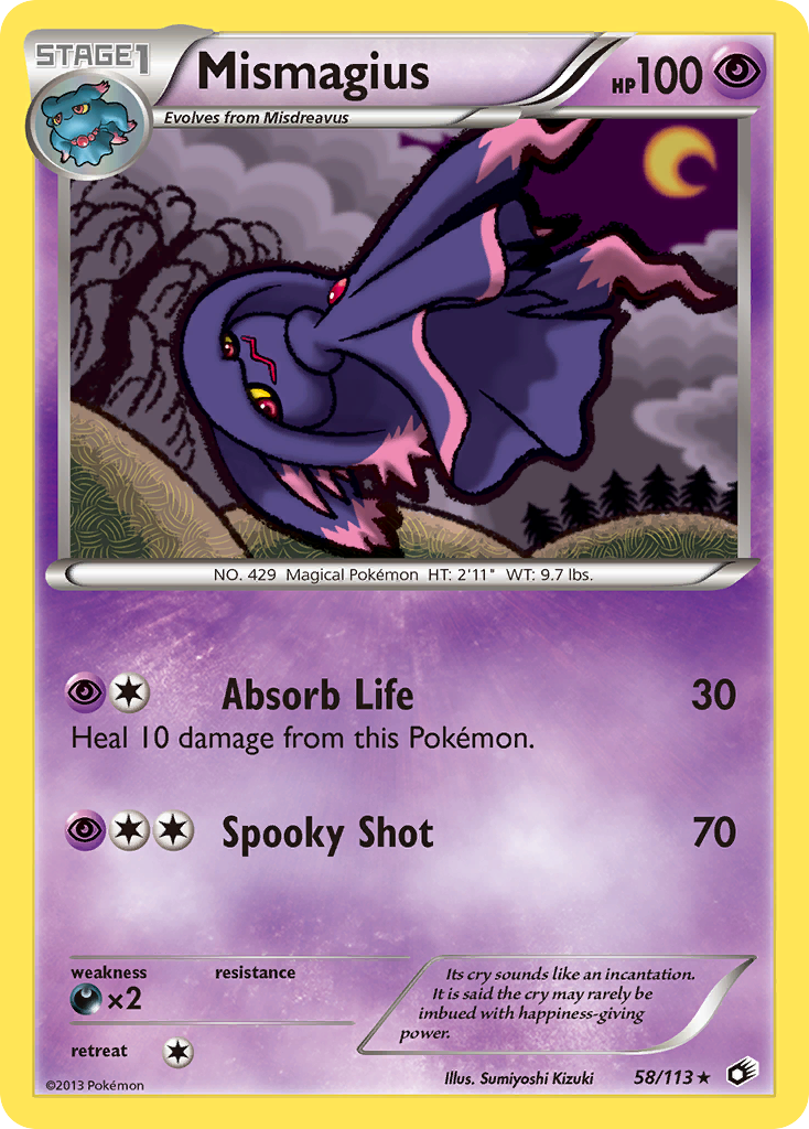 Mismagius (58/113) [Black & White: Legendary Treasures] | Exor Games Dartmouth