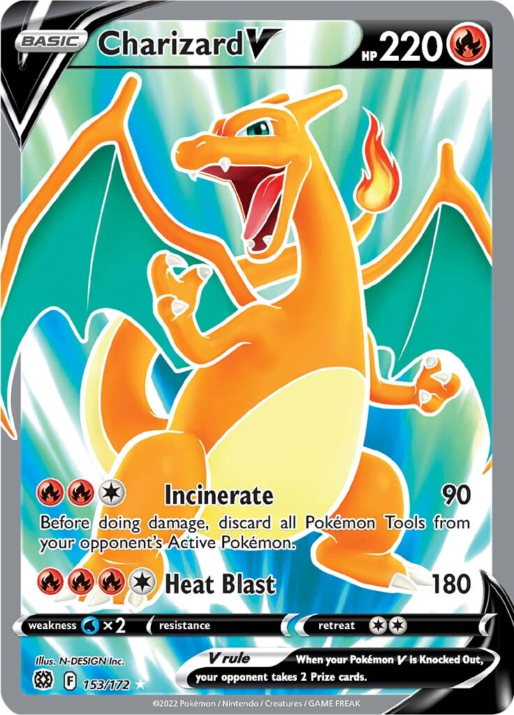 Charizard V (153/172) [Sword & Shield: Brilliant Stars] | Exor Games Dartmouth