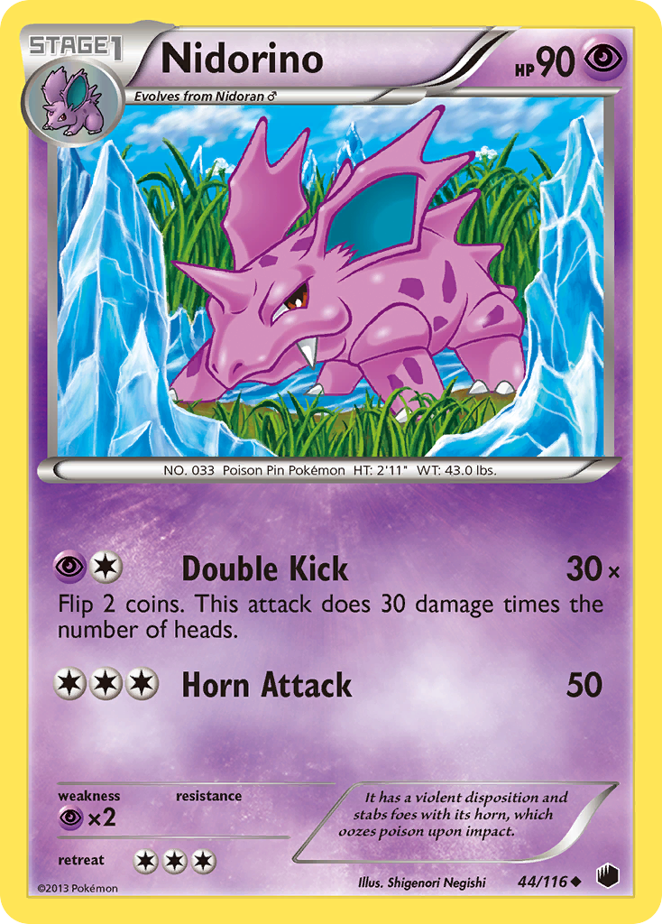 Nidorino (44/116) [Black & White: Plasma Freeze] | Exor Games Dartmouth