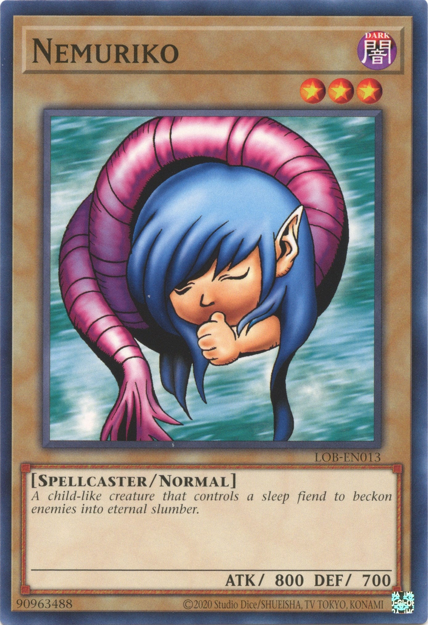 Nemuriko (25th Anniversary) [LOB-EN013] Common | Exor Games Dartmouth