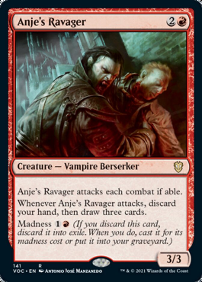 Anje's Ravager [Innistrad: Crimson Vow Commander] | Exor Games Dartmouth