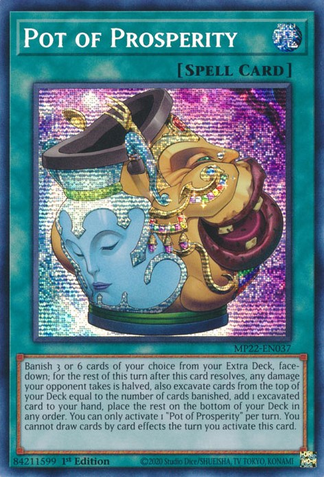 Pot of Prosperity [MP22-EN037] Prismatic Secret Rare | Exor Games Dartmouth