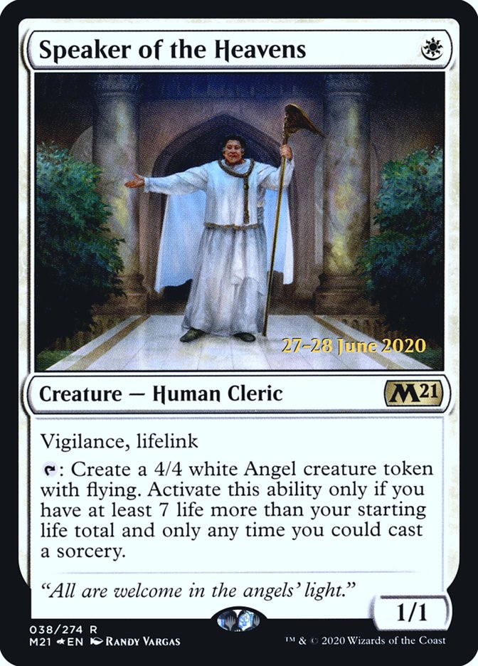 Speaker of the Heavens  [Core Set 2021 Prerelease Promos] | Exor Games Dartmouth