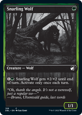 Snarling Wolf (199) [Innistrad: Double Feature] | Exor Games Dartmouth