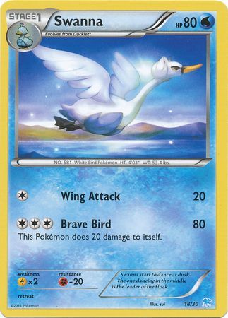 Swanna (18/30) [XY: Trainer Kit 3 - Suicune] | Exor Games Dartmouth