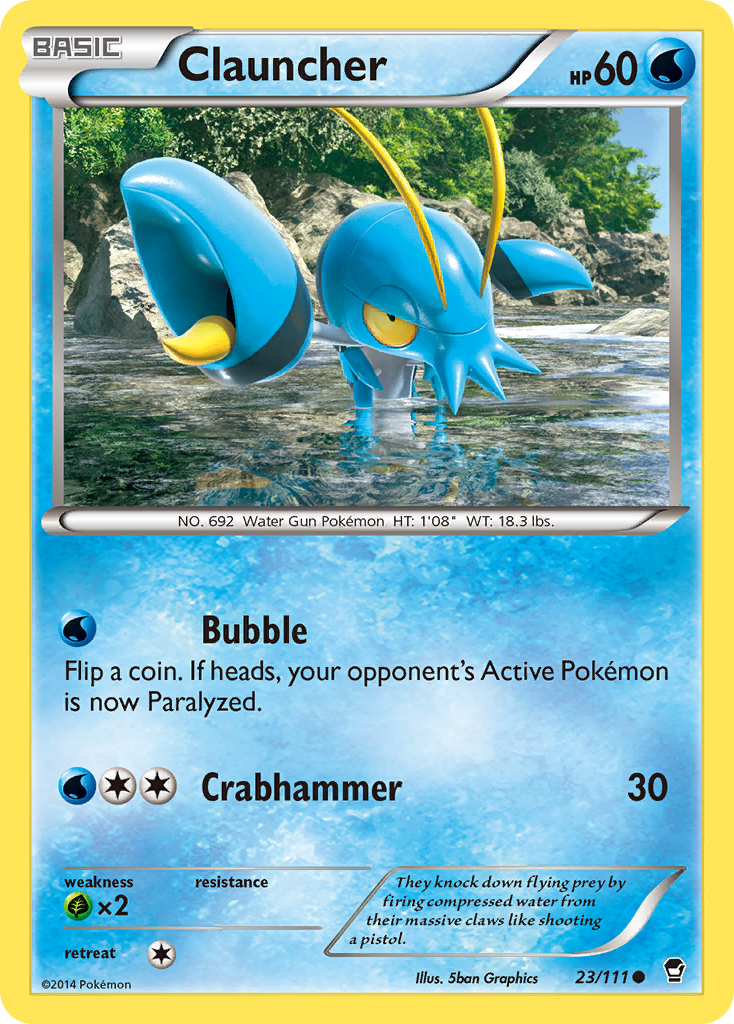 Clauncher (23/111) [XY: Furious Fists] | Exor Games Dartmouth