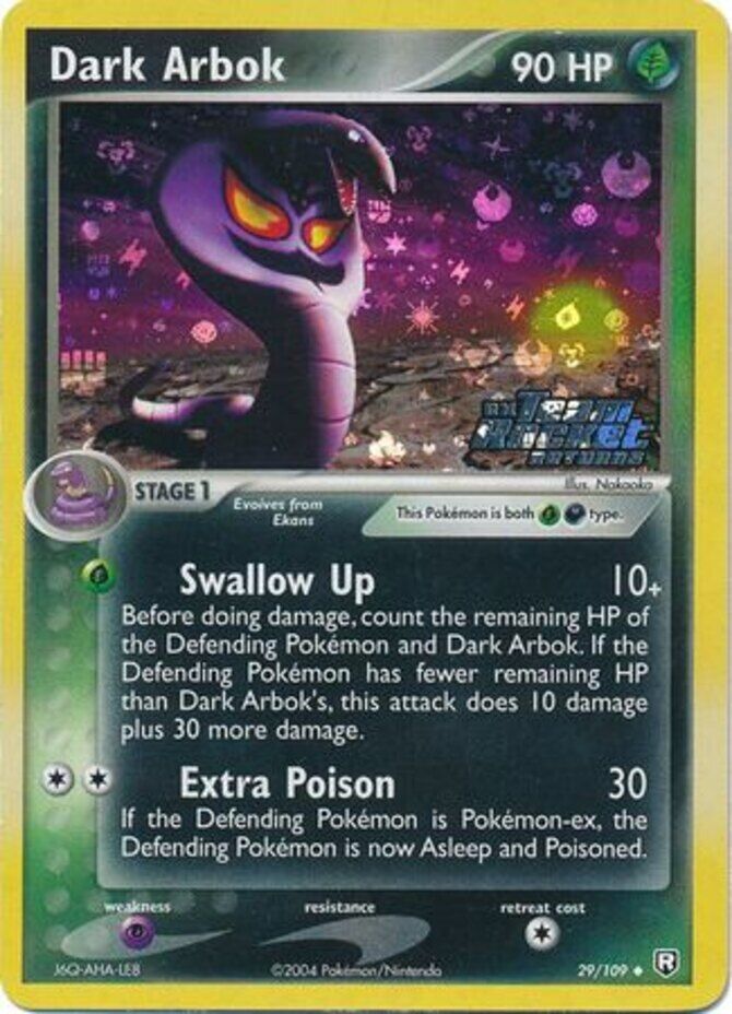 Dark Arbok (29/109) (Stamped) [EX: Team Rocket Returns] | Exor Games Dartmouth