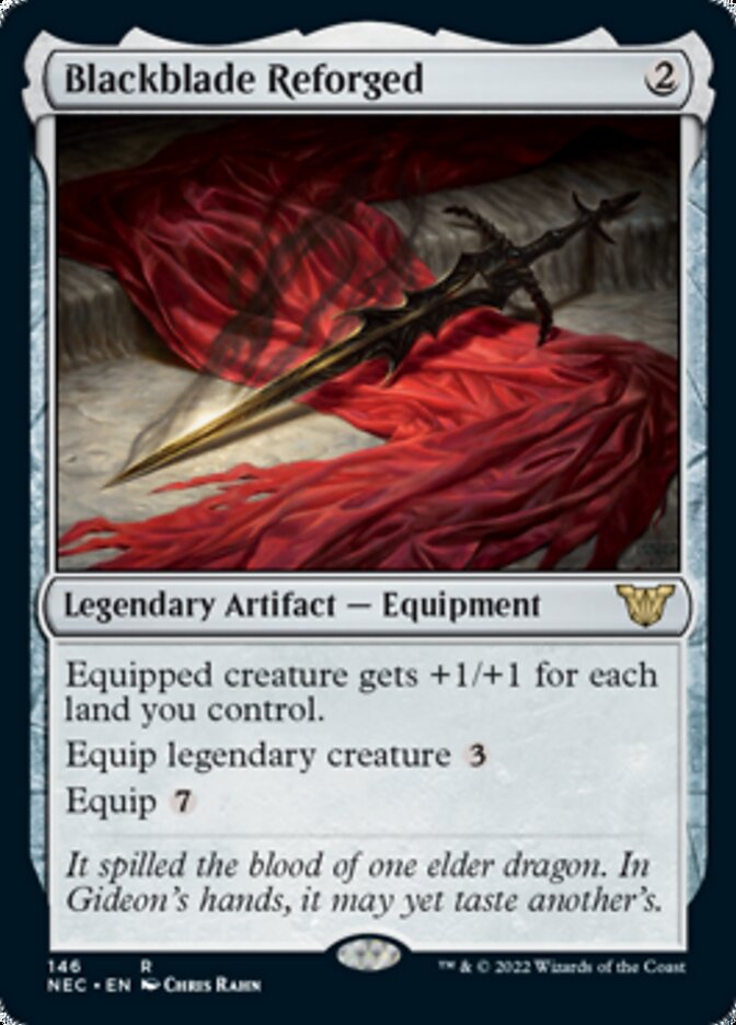 Blackblade Reforged [Kamigawa: Neon Dynasty Commander] | Exor Games Dartmouth