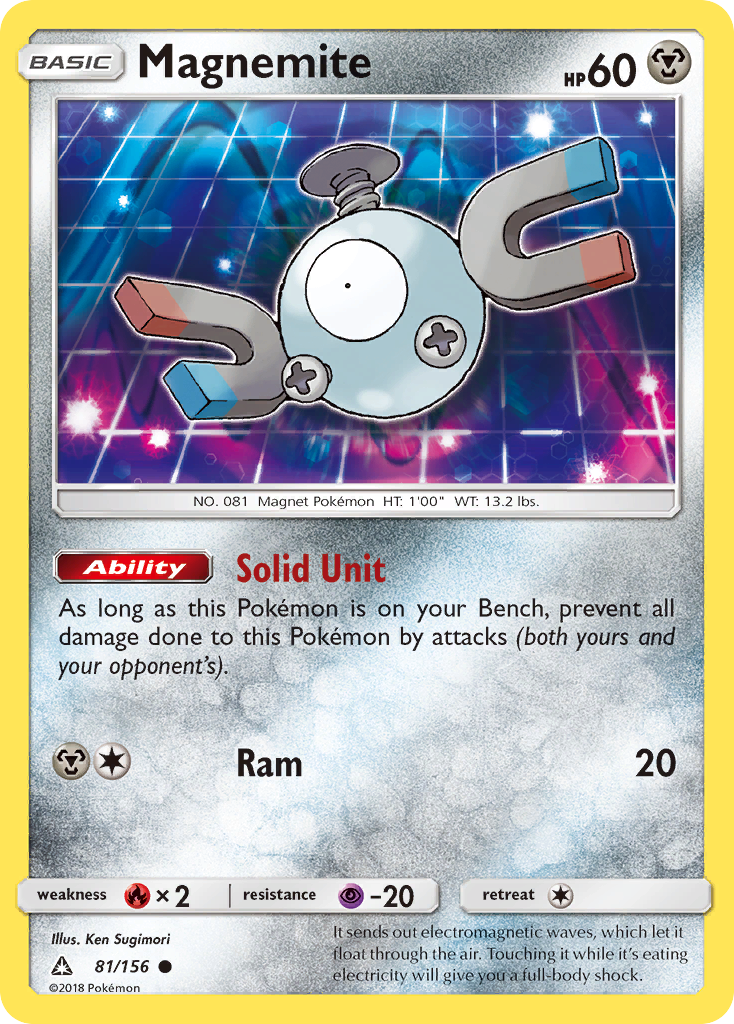 Magnemite (81/156) [Sun & Moon: Ultra Prism] | Exor Games Dartmouth