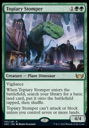 Topiary Stomper (Promo Pack) [Streets of New Capenna Promos] | Exor Games Dartmouth