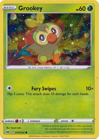 Grookey (010/202) (Cosmos Holo) [Sword & Shield: Base Set] | Exor Games Dartmouth