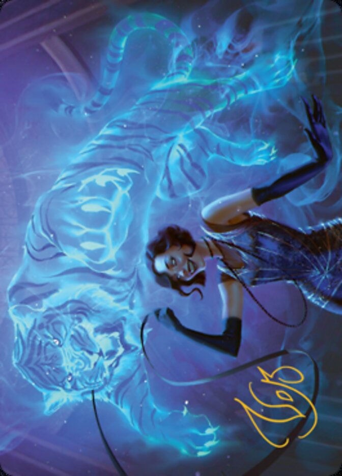 Extravagant Replication Art Card (Gold-Stamped Signature) [Streets of New Capenna Art Series] | Exor Games Dartmouth
