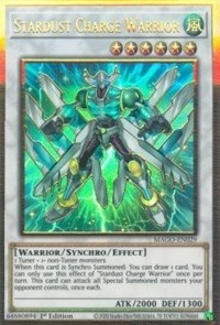 Stardust Charge Warrior [MAGO-EN029] Gold Rare | Exor Games Dartmouth