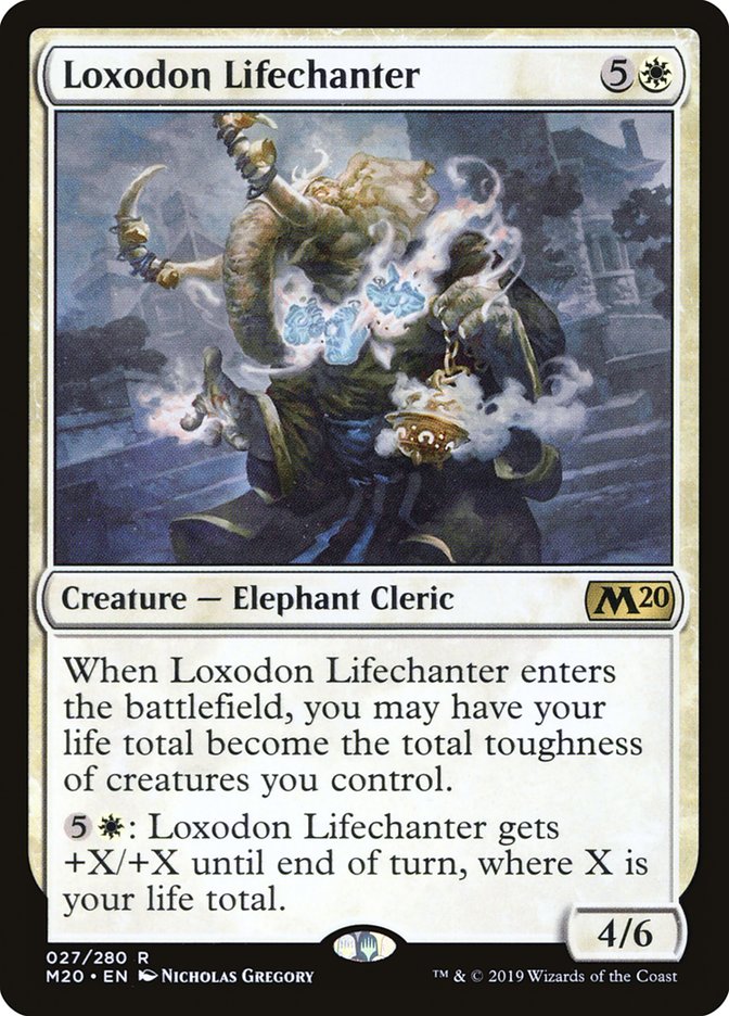 Loxodon Lifechanter [Core Set 2020] | Exor Games Dartmouth