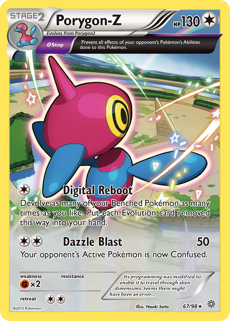Porygon-Z (67/98) [XY: Ancient Origins] | Exor Games Dartmouth