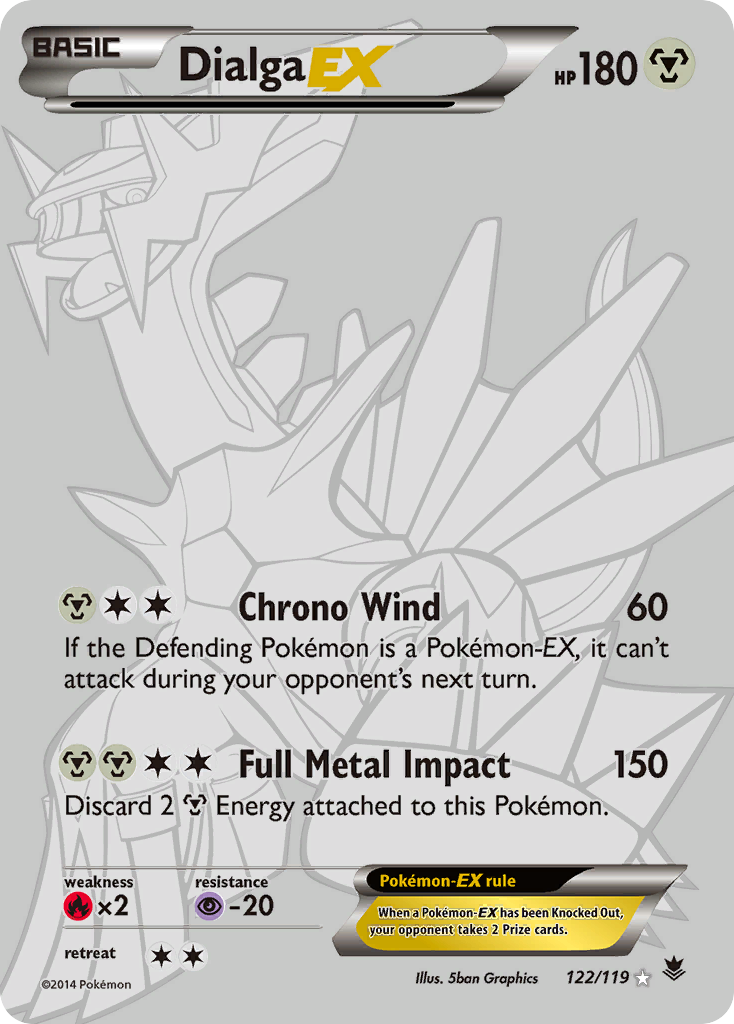 Dialga EX (122/119) [XY: Phantom Forces] | Exor Games Dartmouth