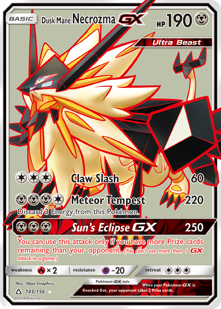 Dusk Mane Necrozma GX (145/156) [Sun & Moon: Ultra Prism] | Exor Games Dartmouth