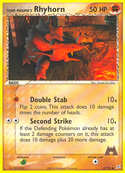Team Magma's Rhyhorn (67/95) [EX: Team Magma vs Team Aqua] | Exor Games Dartmouth