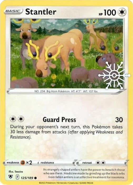 Stantler (125/189) (Holiday Calendar) [Sword & Shield: Astral Radiance] | Exor Games Dartmouth