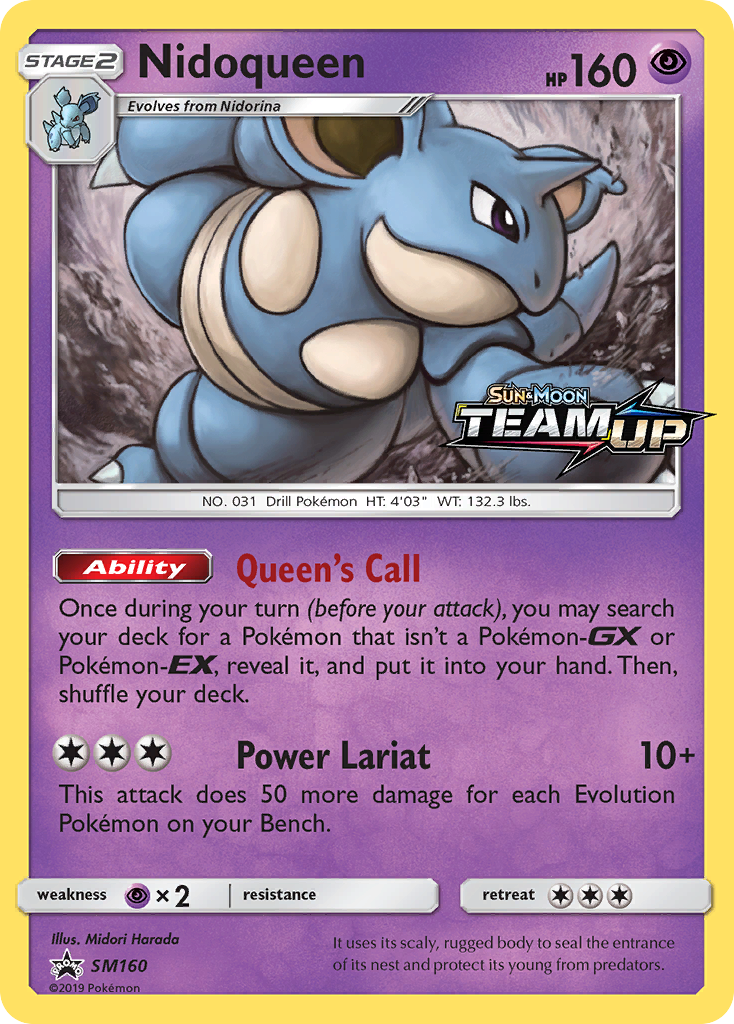 Nidoqueen (SM160) [Sun & Moon: Black Star Promos] | Exor Games Dartmouth
