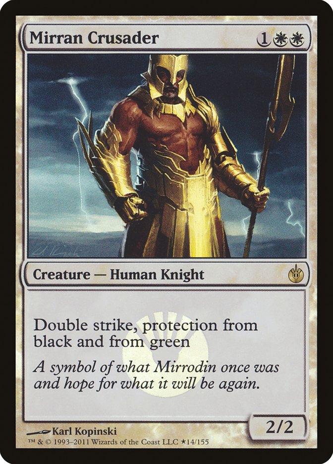 Mirran Crusader (Buy-A-Box) [Mirrodin Besieged Promos] | Exor Games Dartmouth