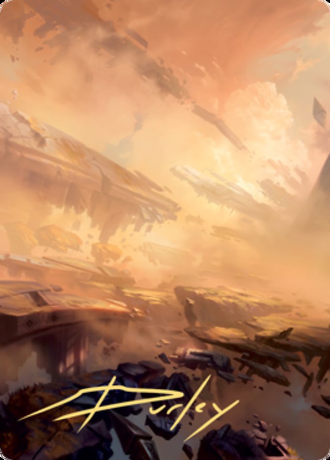 Plains 1 Art Card (Gold-Stamped Signature) [Zendikar Rising Art Series] | Exor Games Dartmouth