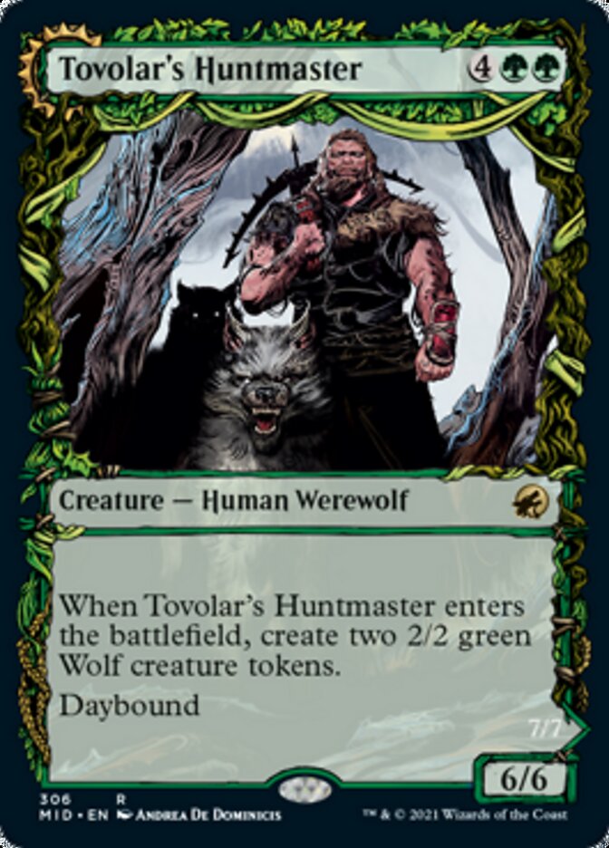 Tovolar's Huntmaster // Tovolar's Packleader (Showcase Equinox) [Innistrad: Midnight Hunt] | Exor Games Dartmouth