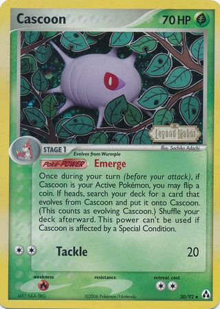 Cascoon (30/92) (Stamped) [EX: Legend Maker] | Exor Games Dartmouth