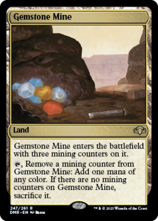 Gemstone Mine [Dominaria Remastered] | Exor Games Dartmouth