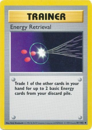 Energy Retrieval (81/102) [Base Set Shadowless Unlimited] | Exor Games Dartmouth