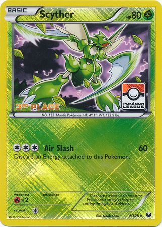 Scyther (4/108) (League Promo 3rd Place) [Black & White: Dark Explorers] | Exor Games Dartmouth