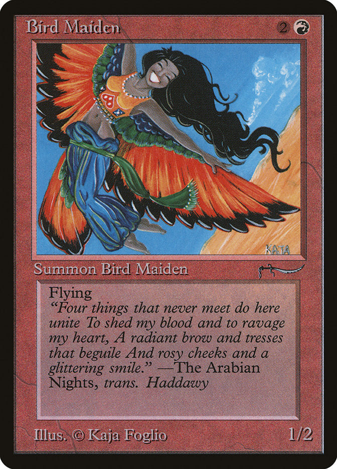 Bird Maiden (Dark Mana Cost) [Arabian Nights] | Exor Games Dartmouth