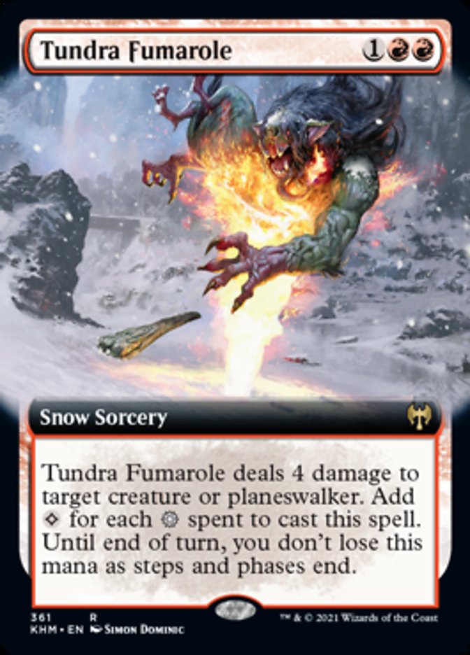 Tundra Fumarole (Extended Art) [Kaldheim] | Exor Games Dartmouth