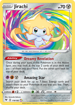 Jirachi (119/185) [Sword & Shield: Vivid Voltage] | Exor Games Dartmouth