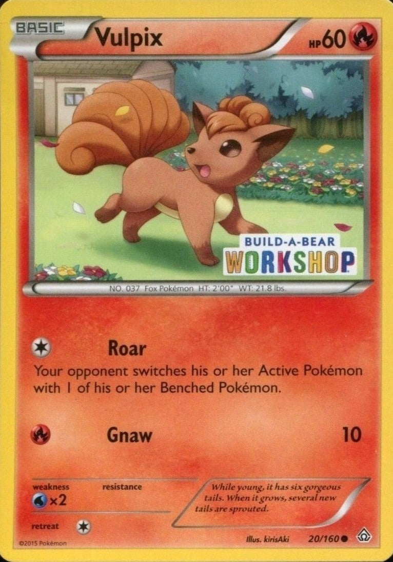 Vulpix (20/160) (Build A Bear Workshop Exclusive) [XY: Primal Clash] | Exor Games Dartmouth