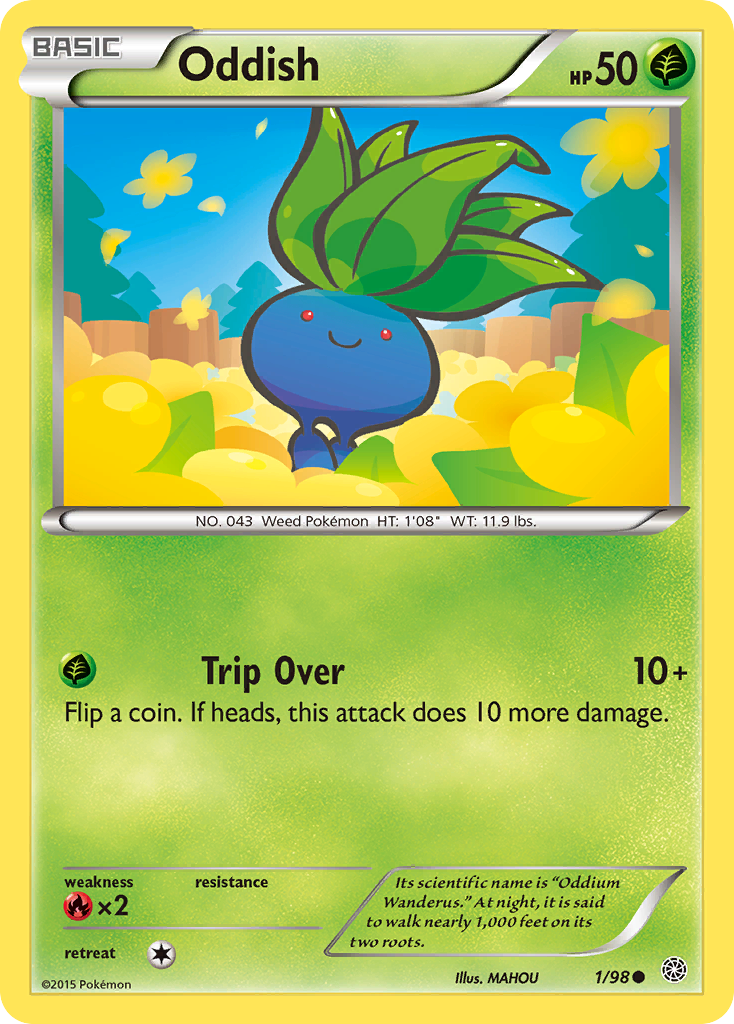 Oddish (1/98) [XY: Ancient Origins] | Exor Games Dartmouth