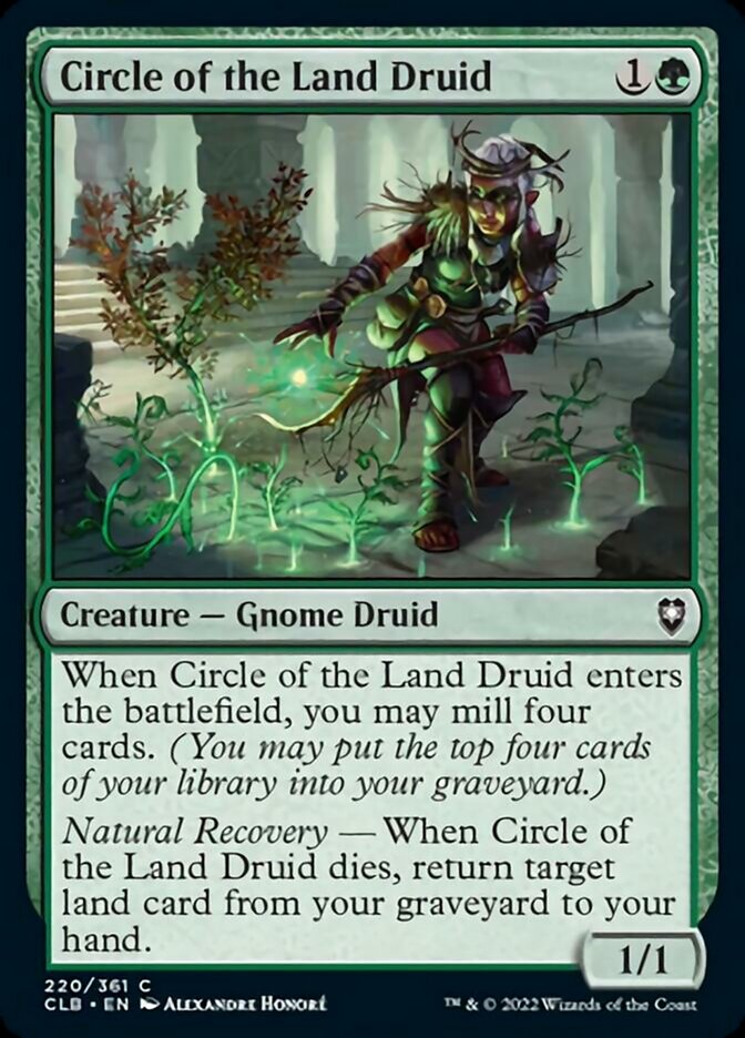 Circle of the Land Druid [Commander Legends: Battle for Baldur's Gate] | Exor Games Dartmouth