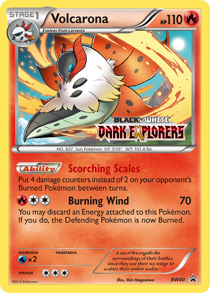 Volcarona (BW40) [Black & White: Black Star Promos] | Exor Games Dartmouth