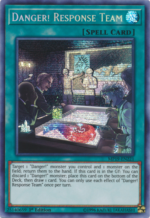 Danger! Response Team [MP19-EN221] Prismatic Secret Rare | Exor Games Dartmouth