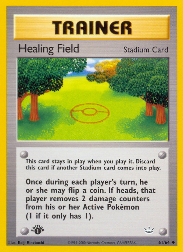 Healing Field (61/64) [Neo Revelation 1st Edition] | Exor Games Dartmouth