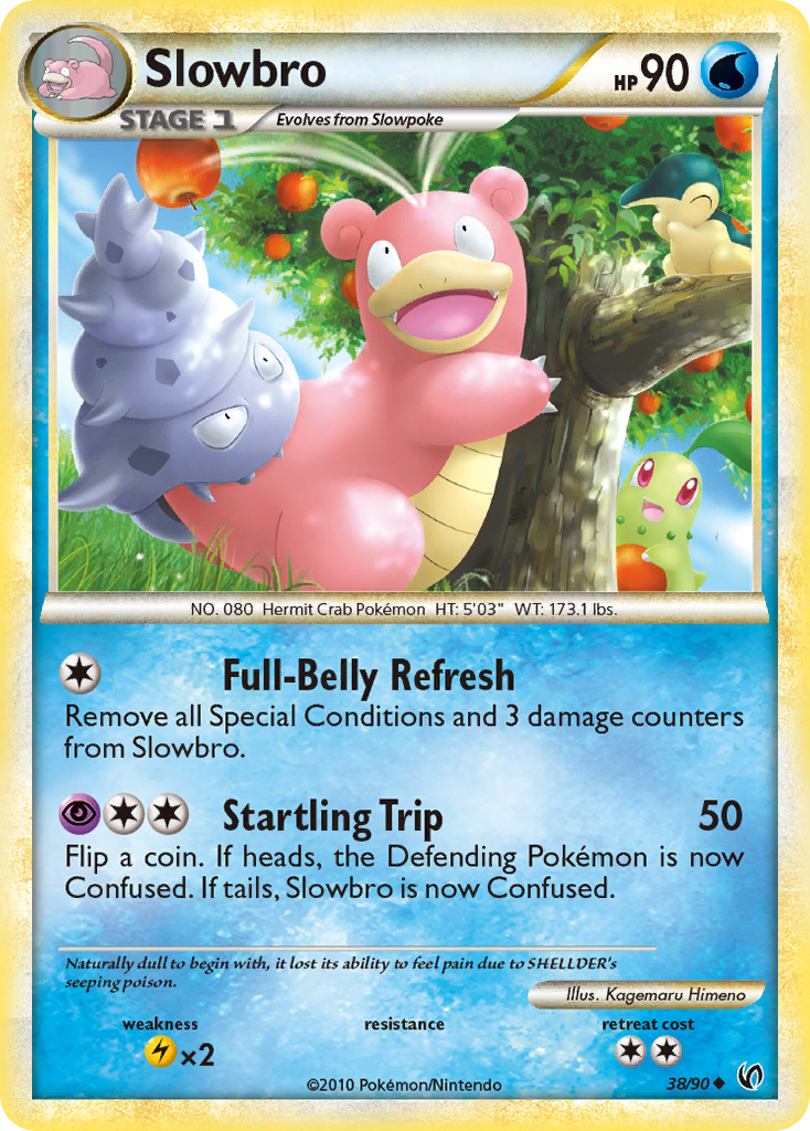 Slowbro (38/90) [HeartGold & SoulSilver: Undaunted] | Exor Games Dartmouth