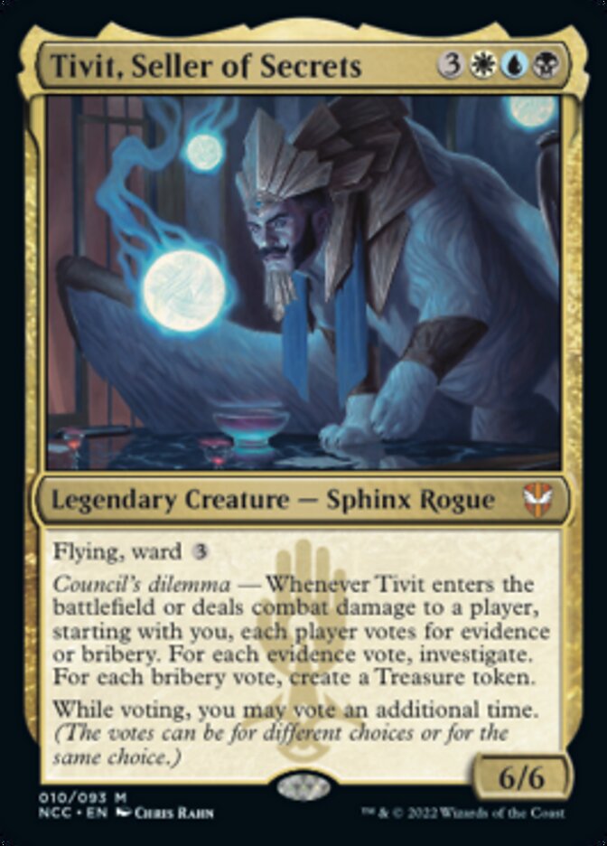 Tivit, Seller of Secrets [Streets of New Capenna Commander] | Exor Games Dartmouth