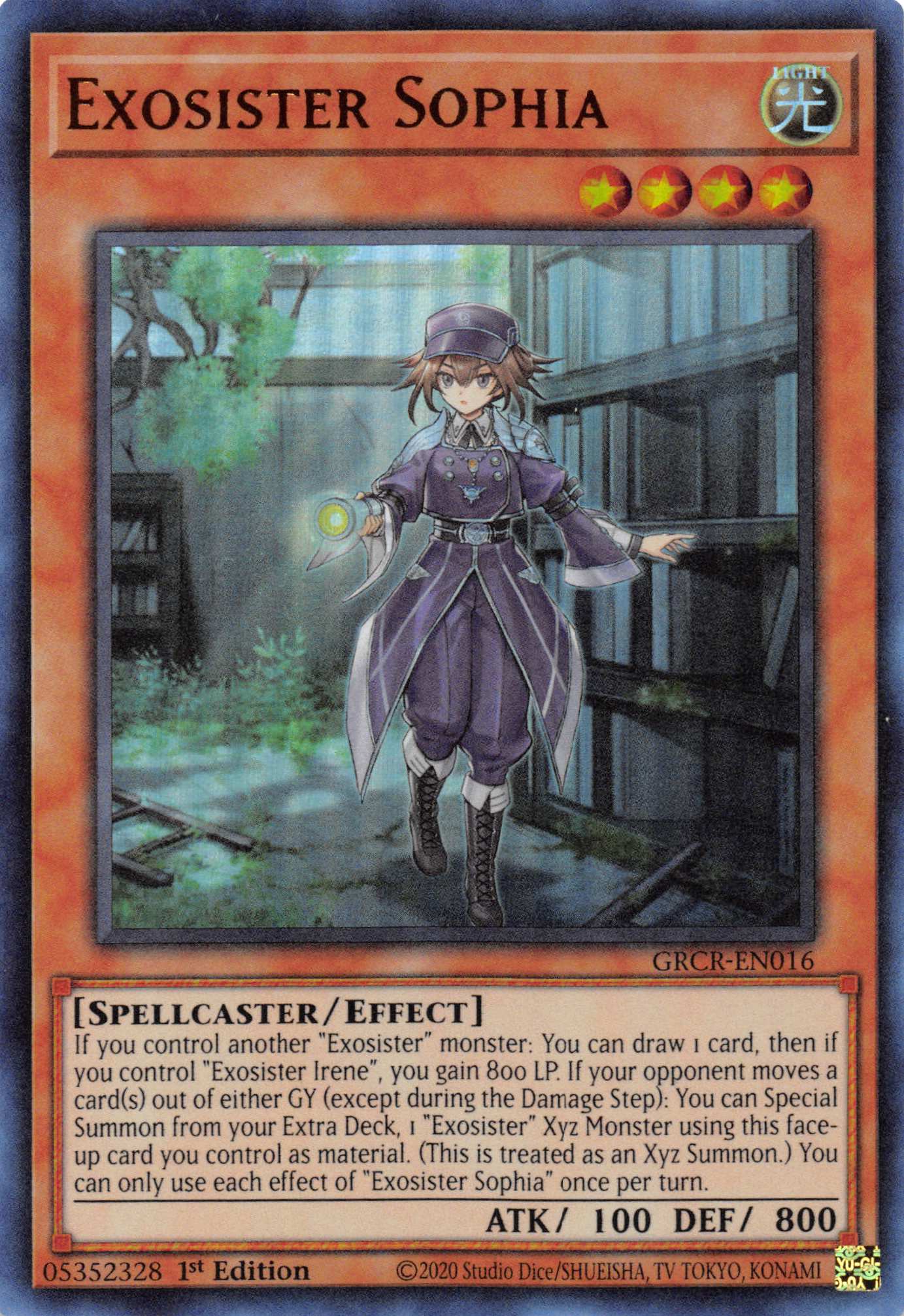 Exosister Sophia [GRCR-EN016] Ultra Rare | Exor Games Dartmouth