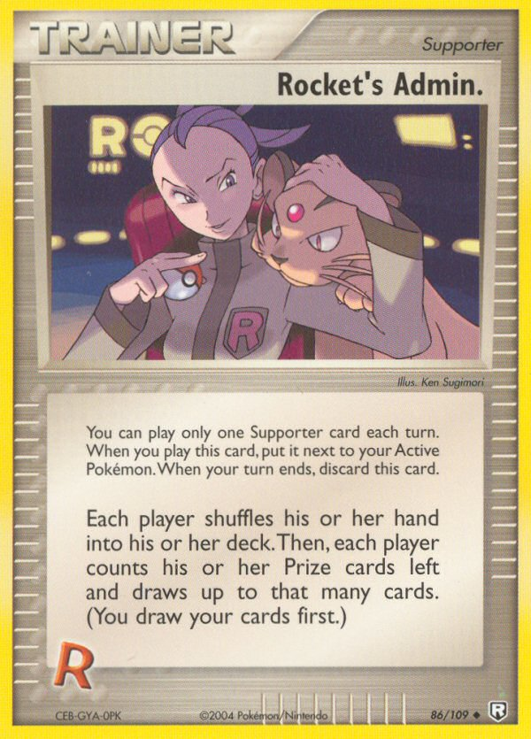 Rocket's Admin. (86/109) [EX: Team Rocket Returns] | Exor Games Dartmouth