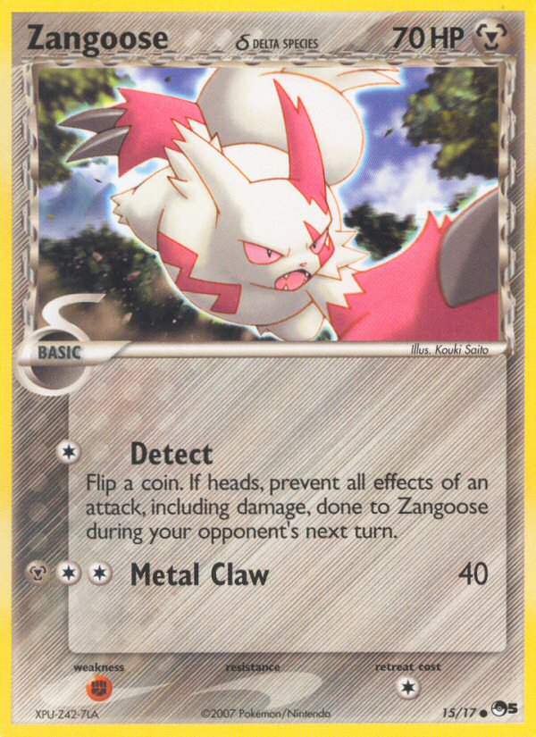 Zangoose (15/17) (Delta Species) [POP Series 5] | Exor Games Dartmouth