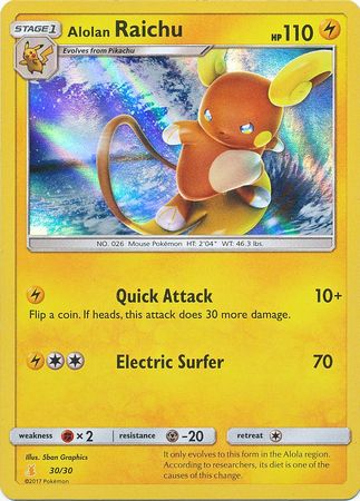 Alolan Raichu (30/30) [Sun & Moon: Trainer Kit - Alolan Raichu] | Exor Games Dartmouth