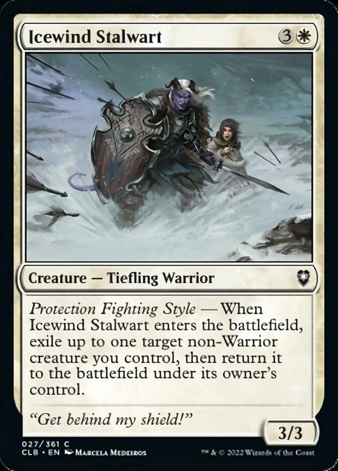 Icewind Stalwart [Commander Legends: Battle for Baldur's Gate] | Exor Games Dartmouth