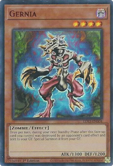 Gernia (Red) [LDS3-EN004] Ultra Rare | Exor Games Dartmouth