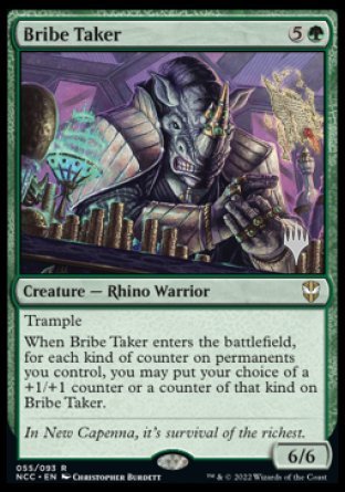 Bribe Taker (Promo Pack) [Streets of New Capenna Commander Promos] | Exor Games Dartmouth